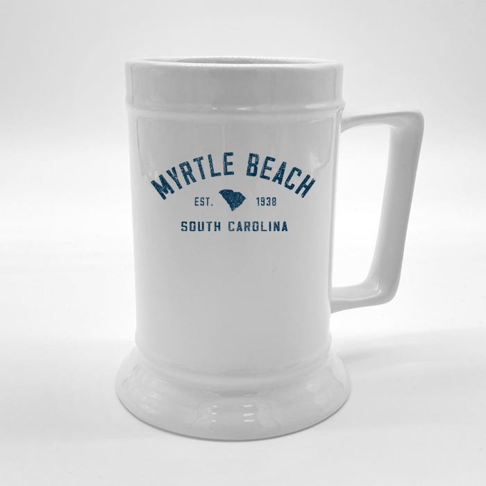 Myrtle Beach South Carolina Throwback Souvenir Front & Back Beer Stein