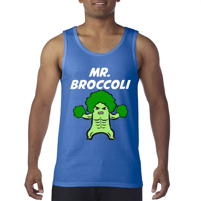 Mr Broccoli Super Power Vegetable Hero Eat All Veggies Gift Tank Top