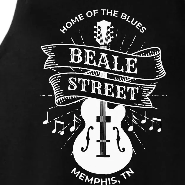 Memphis Beale Stree TN Blues Music Gift Ladies Tri-Blend Wicking Tank