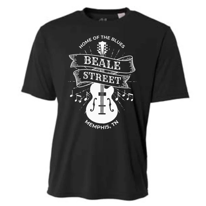 Memphis Beale Stree TN Blues Music Gift Cooling Performance Crew T-Shirt