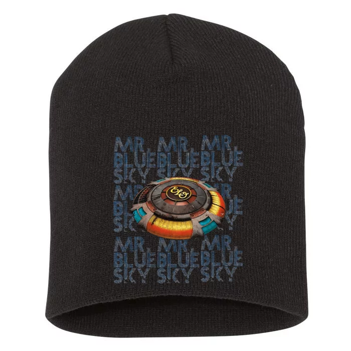 Mr. Blue Sky For Blue Lovers Elo Short Acrylic Beanie