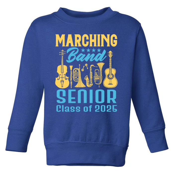 Marching Band Senior 2025 Musician Graduation Party Funny Gift Toddler Sweatshirt