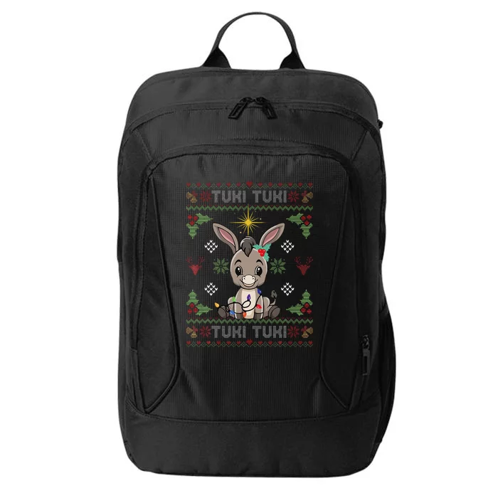 Mi Burrito Sabanero Mexican Donkey Latino Ugly Christmas City Backpack