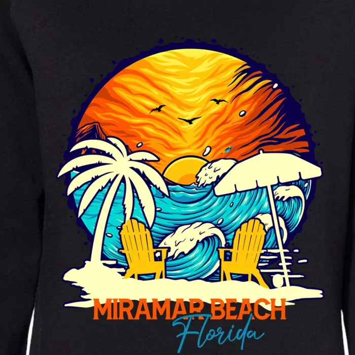 Miramar Beach Sunset Florida Vacation Couples Family Group Great Gift Womens California Wash Sweatshirt