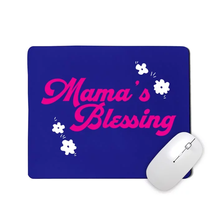 Mama´s Blessing Son Daughter Newborn Family Mom Cool Gift Mousepad