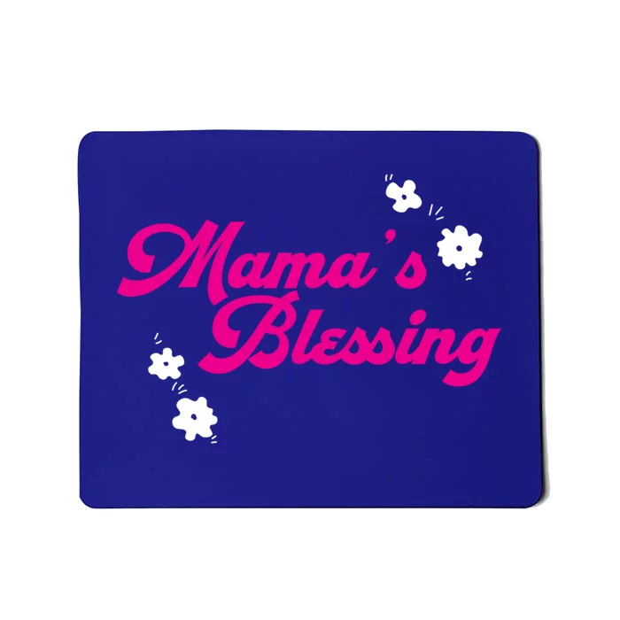 Mama´s Blessing Son Daughter Newborn Family Mom Cool Gift Mousepad