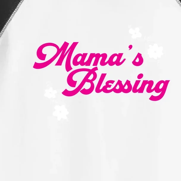 Mama´s Blessing Son Daughter Newborn Family Mom Cool Gift Toddler Fine Jersey T-Shirt