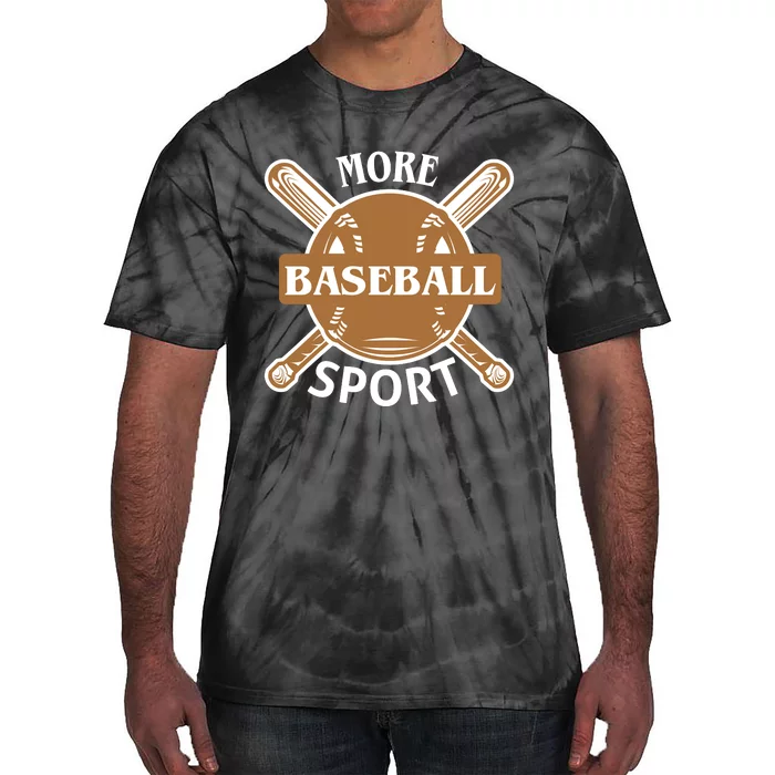 More Baseball Sport Tie-Dye T-Shirt