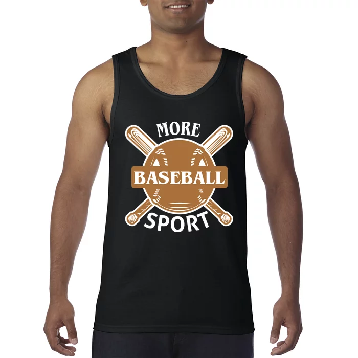 More Baseball Sport Tank Top