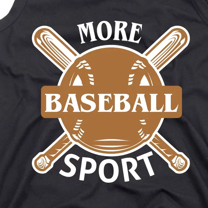 More Baseball Sport Tank Top