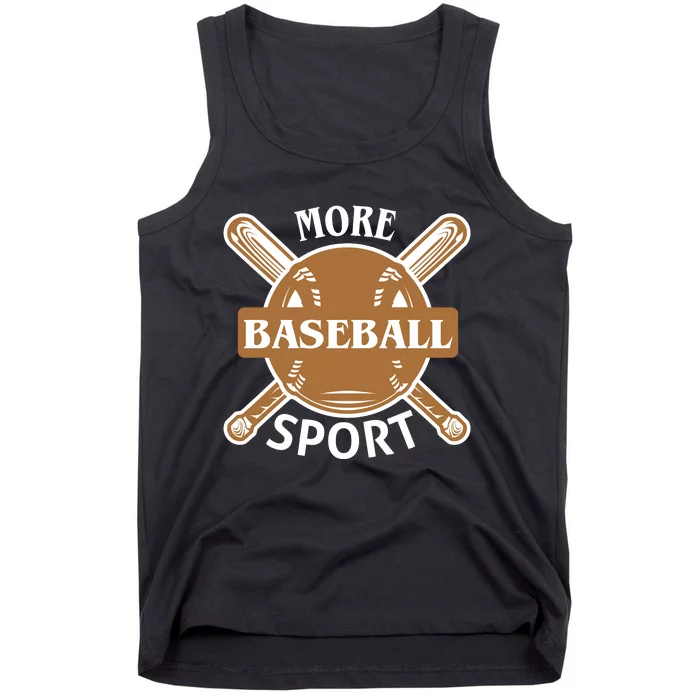 More Baseball Sport Tank Top