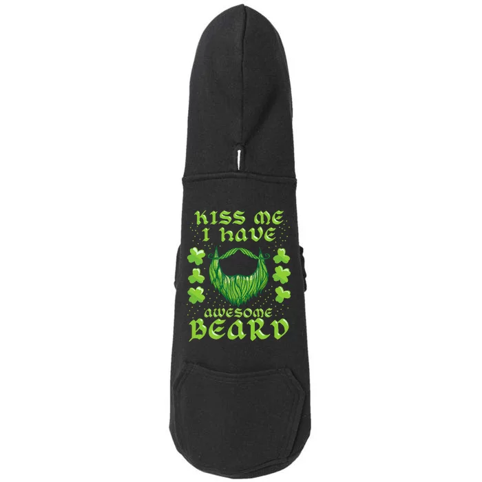 Me Beard St Patricks Day As, Dad And Daddy Gifts Doggie 3-End Fleece Hoodie