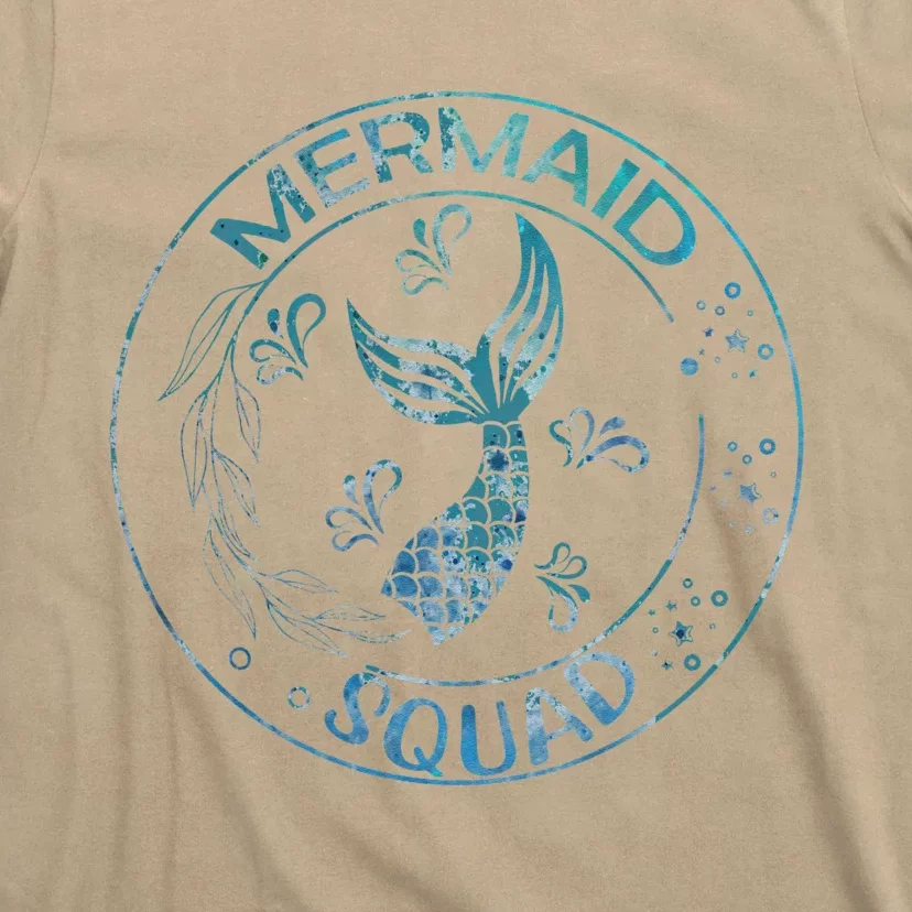 Mermaid Birthday Squad Party Matching Family Mermaid Lovers Gift T-Shirt