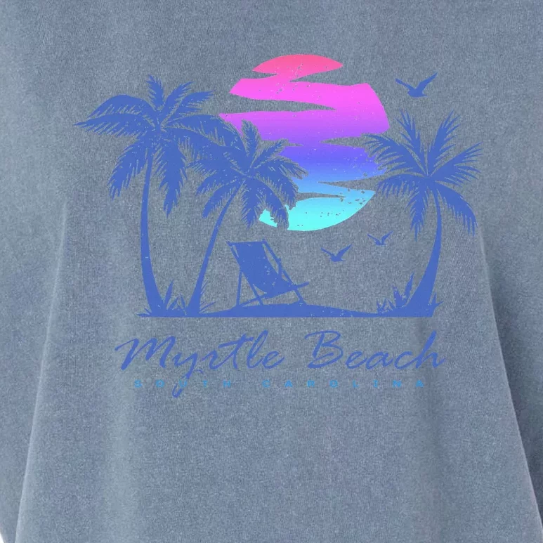 Myrtle Beach South Carolina Vacation Garment-Dyed Women's Muscle Tee