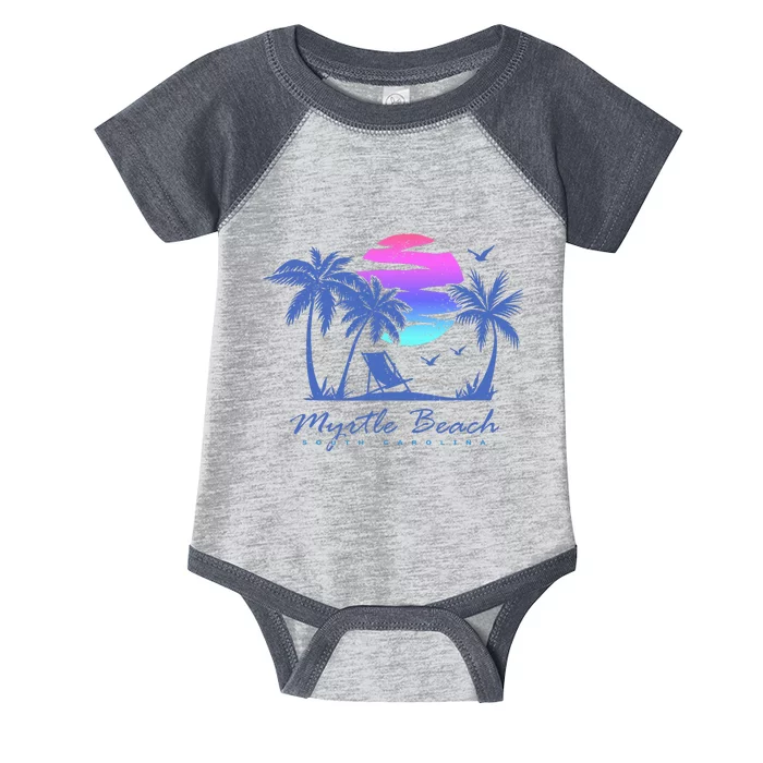 Myrtle Beach South Carolina Vacation Infant Baby Jersey Bodysuit