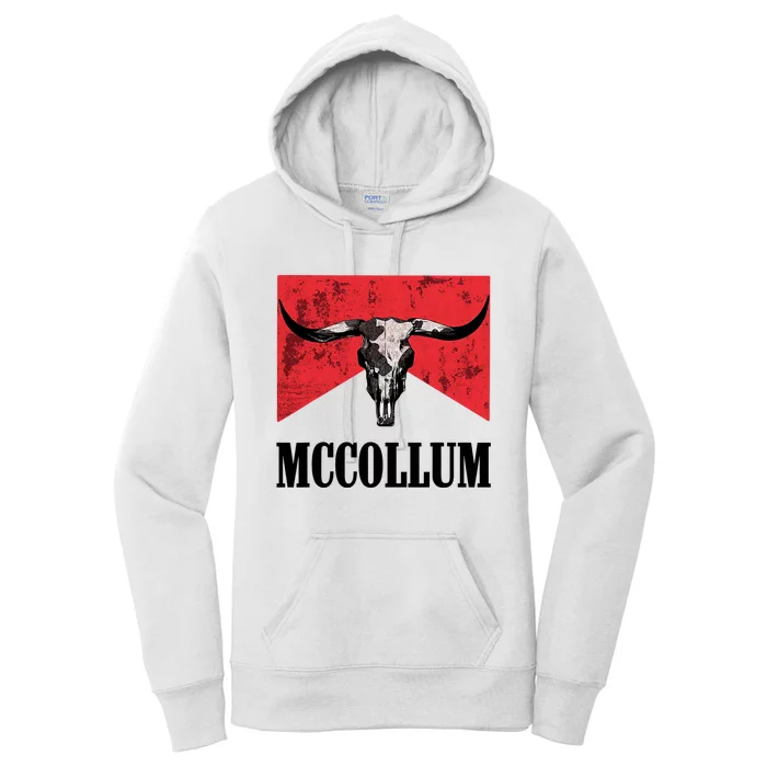 Mccollum Bull Skull Cute For Country Music Lover Women's Pullover Hoodie