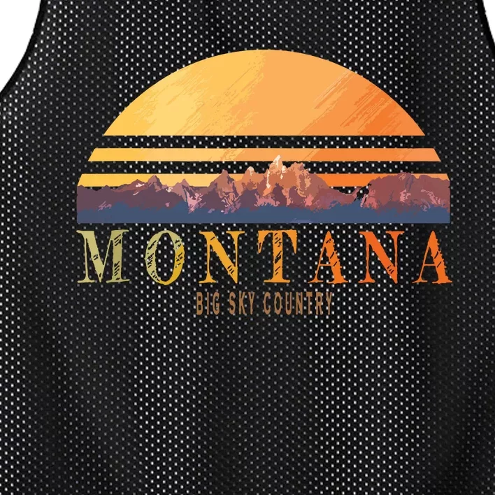 Montana Big Sky Country Mesh Reversible Basketball Jersey Tank