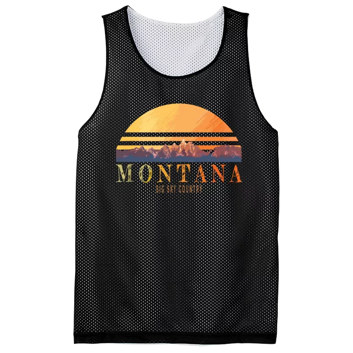 Montana Big Sky Country Mesh Reversible Basketball Jersey Tank