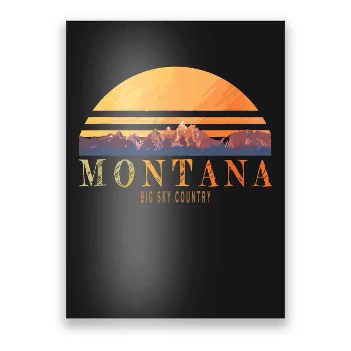 Montana Big Sky Country Poster