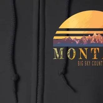 Montana Big Sky Country Full Zip Hoodie