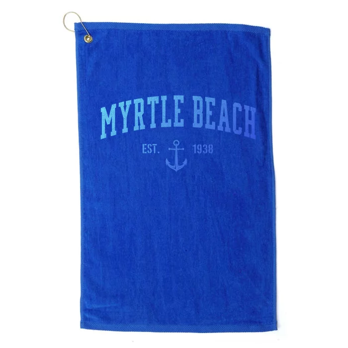 Myrtle Beach South Carolina Funny Gift And Platinum Collection Golf Towel