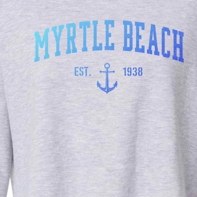 Myrtle Beach South Carolina Funny Gift And Cropped Pullover Crew