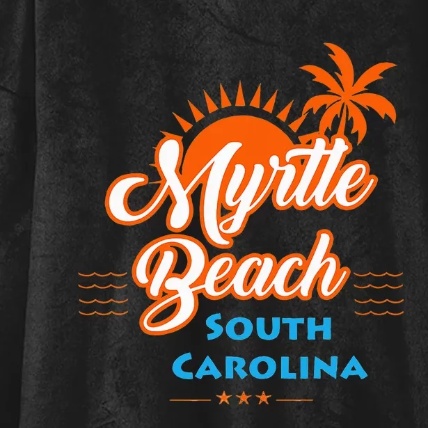 Myrtle Beach Sc Hooded Wearable Blanket