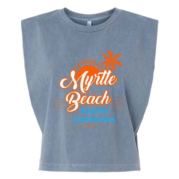 Myrtle Beach Sc Garment-Dyed Women's Muscle Tee