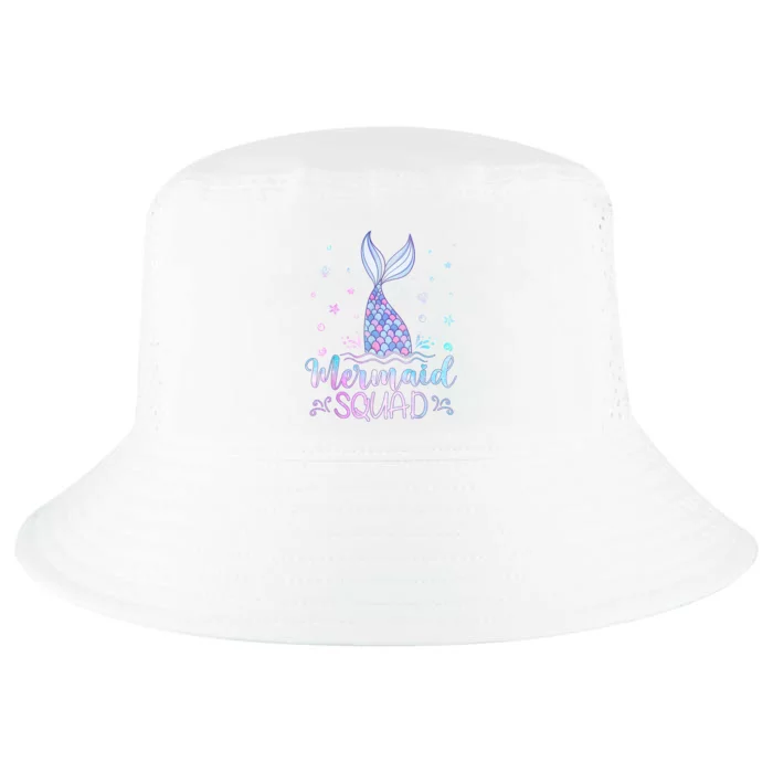 Mermaid Birthday Squad Party Cool Comfort Performance Bucket Hat