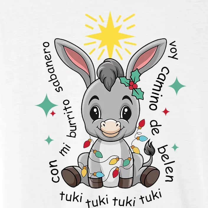 Mi Burrito Sabanero Mexican Tuki Tuki Donkey Latino Xmas ChromaSoft Performance T-Shirt