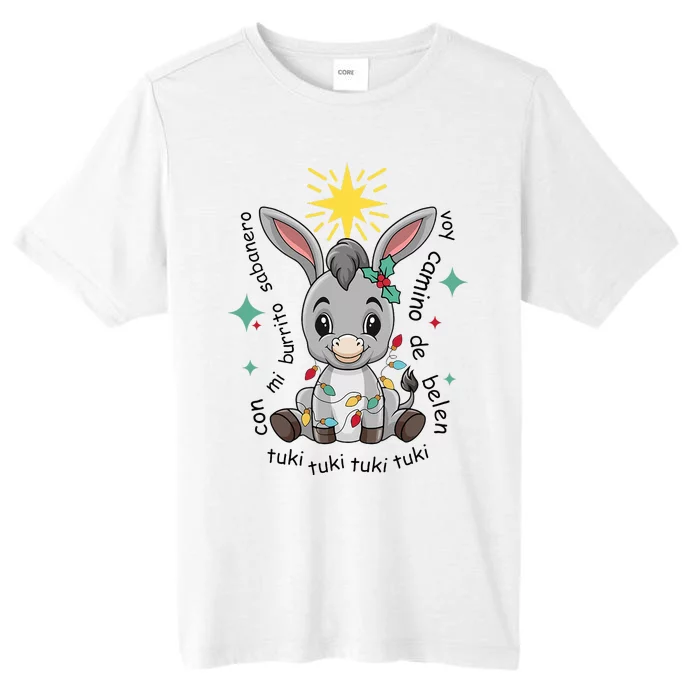 Mi Burrito Sabanero Mexican Tuki Tuki Donkey Latino Xmas ChromaSoft Performance T-Shirt