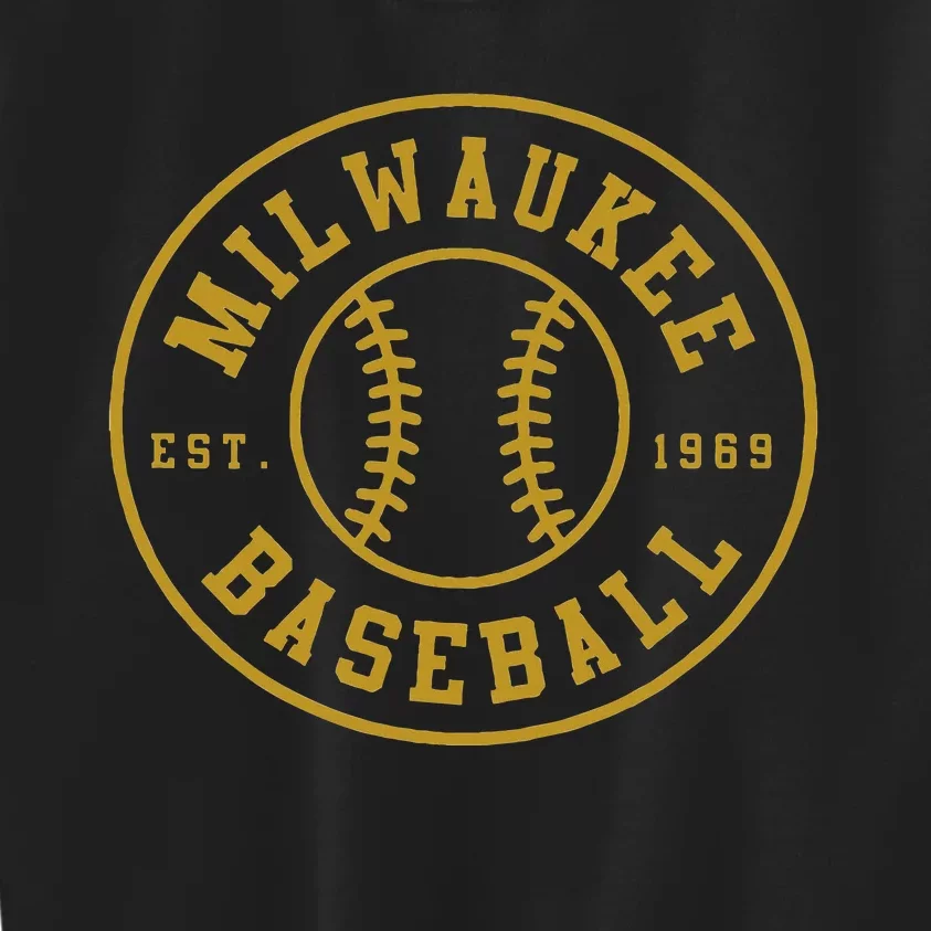 Milwaukee Baseball Seventh Inning Stretch Fan Gear Kids Sweatshirt