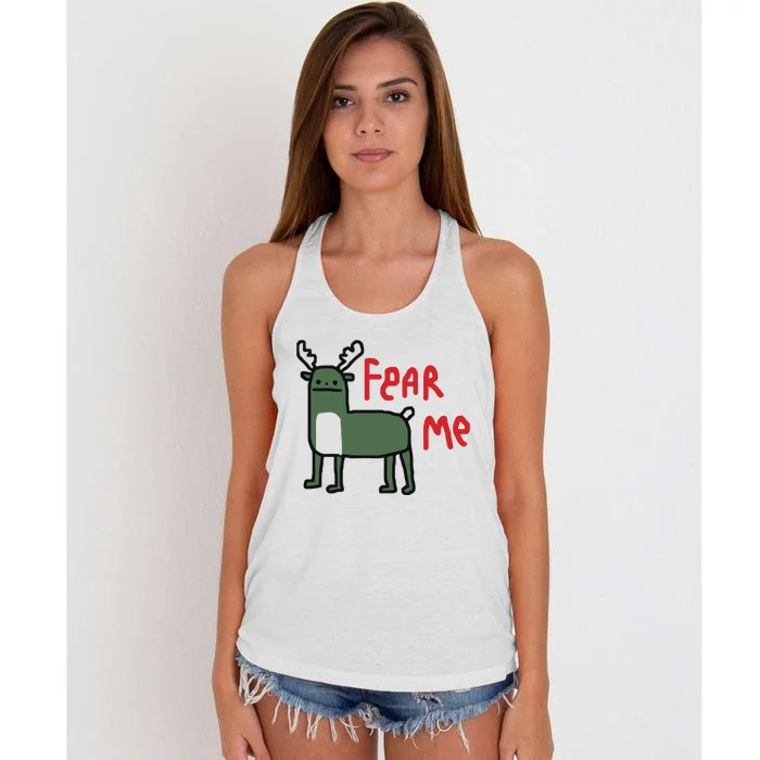 Milwaukee Bucks Spooky Buck Fear Me Women's Knotted Racerback Tank