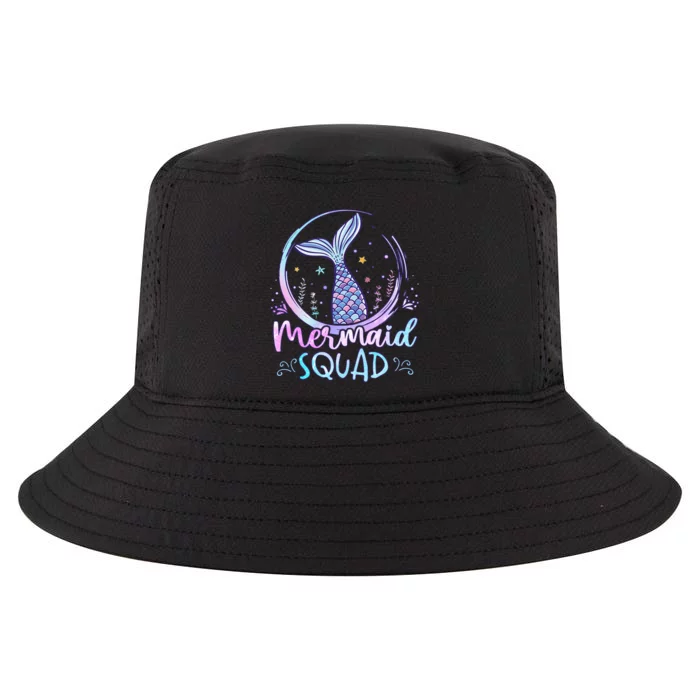 Mermaid Birthday Squad Party Cool Comfort Performance Bucket Hat