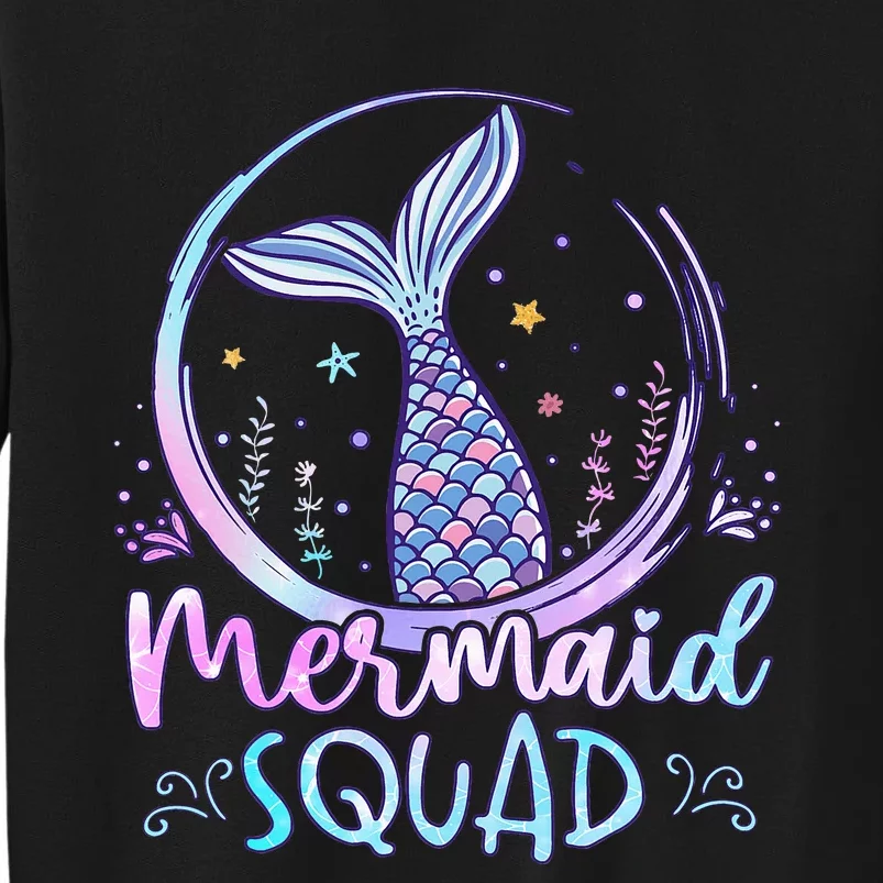 Mermaid Birthday Squad Party Sweatshirt