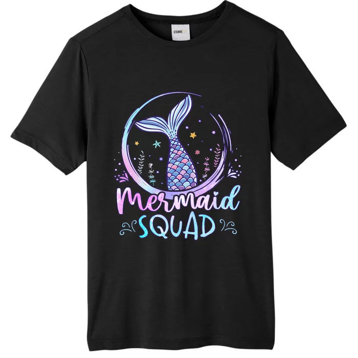 Mermaid Birthday Squad Party ChromaSoft Performance T-Shirt