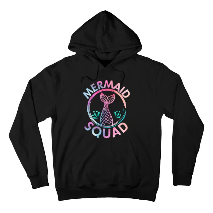 Mermaid Birthday Squad Party Hoodie