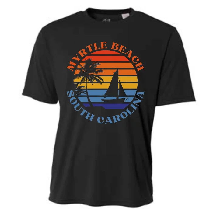 Myrtle Beach South Carolina Summer Vacation Cooling Performance Crew T-Shirt