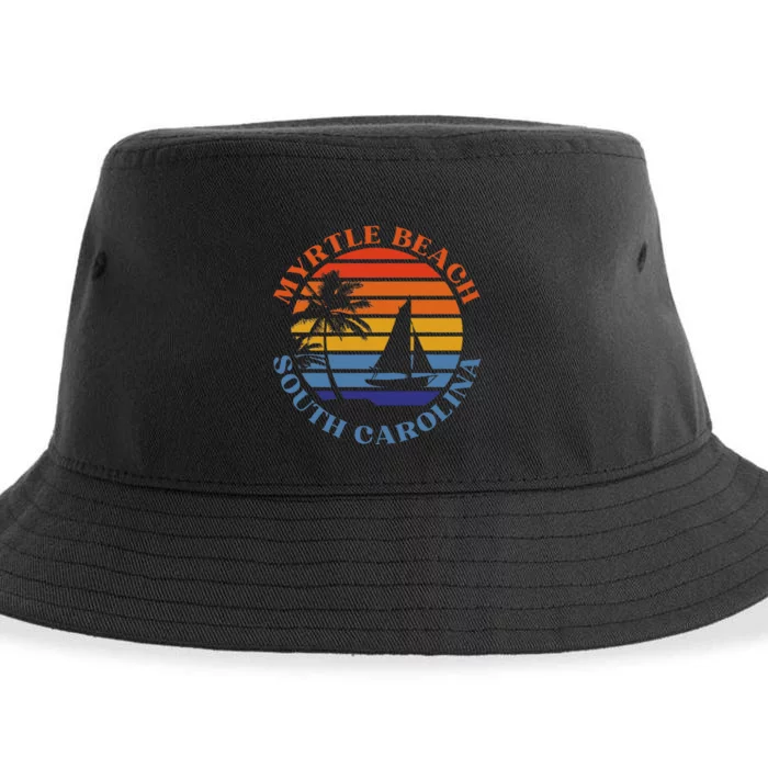 Myrtle Beach South Carolina Summer Vacation Sustainable Bucket Hat