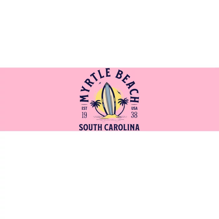 Myrtle Beach South Carolina Surf Summer Vacation Bumper Sticker