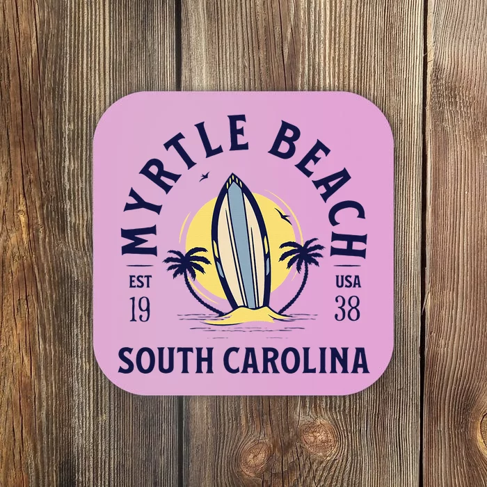 Myrtle Beach South Carolina Surf Summer Vacation Coaster