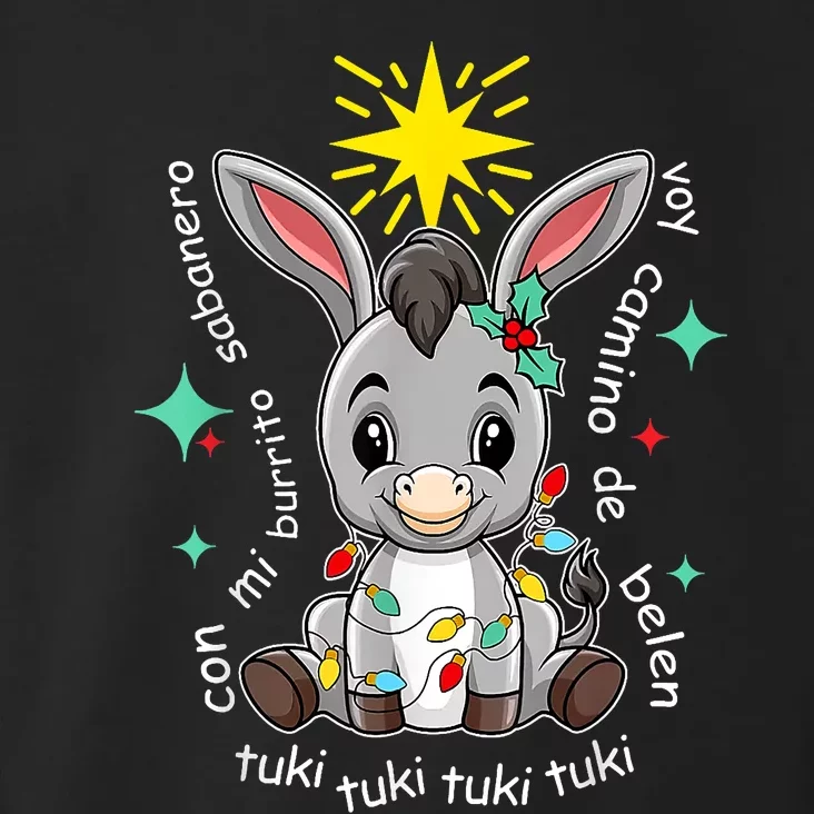 Mi Burrito Sabanero Mexico Tuki Tuki Donkey Latino Christmas Design Toddler Hoodie