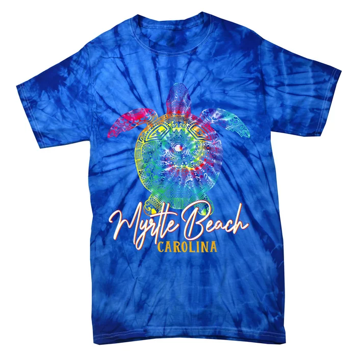 Myrtle Beach Tie Dye Sea Turtle Carolina Family Vacation Tie-Dye T-Shirt