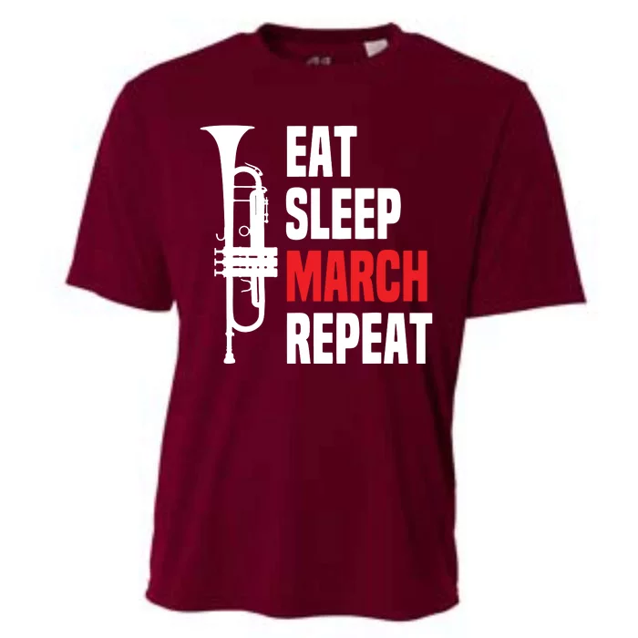 Marching Band Trumpet Funny Trumpet Players Tee Gift Cooling Performance Crew T-Shirt