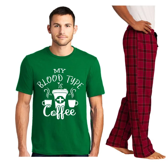 My Blood Type Is Coffee Pajama Set