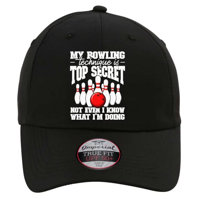 My Bowling Technique Is Secret Funny Bowling Bowler The Original Performance Cap