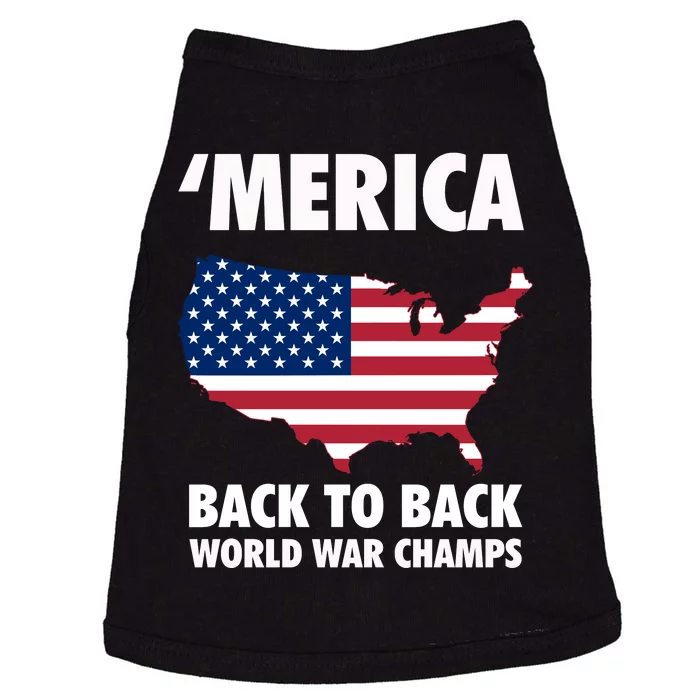 Merica Back To Back World War Champs Doggie Tank