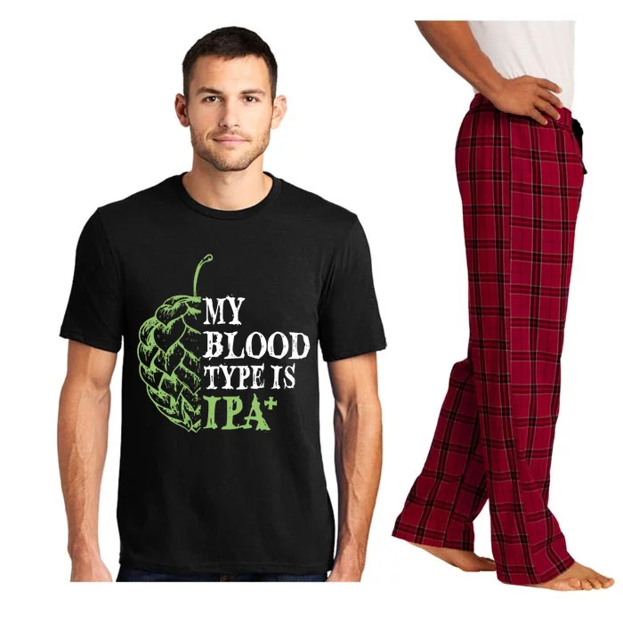 My Blood Type Is IPA+ Funny Pajama Set