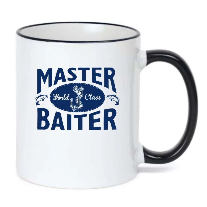 Master Baiter T Shirt Funny Fishing Saying T Shirt Offensive T Shirt Slogan Black Color Changing Mug