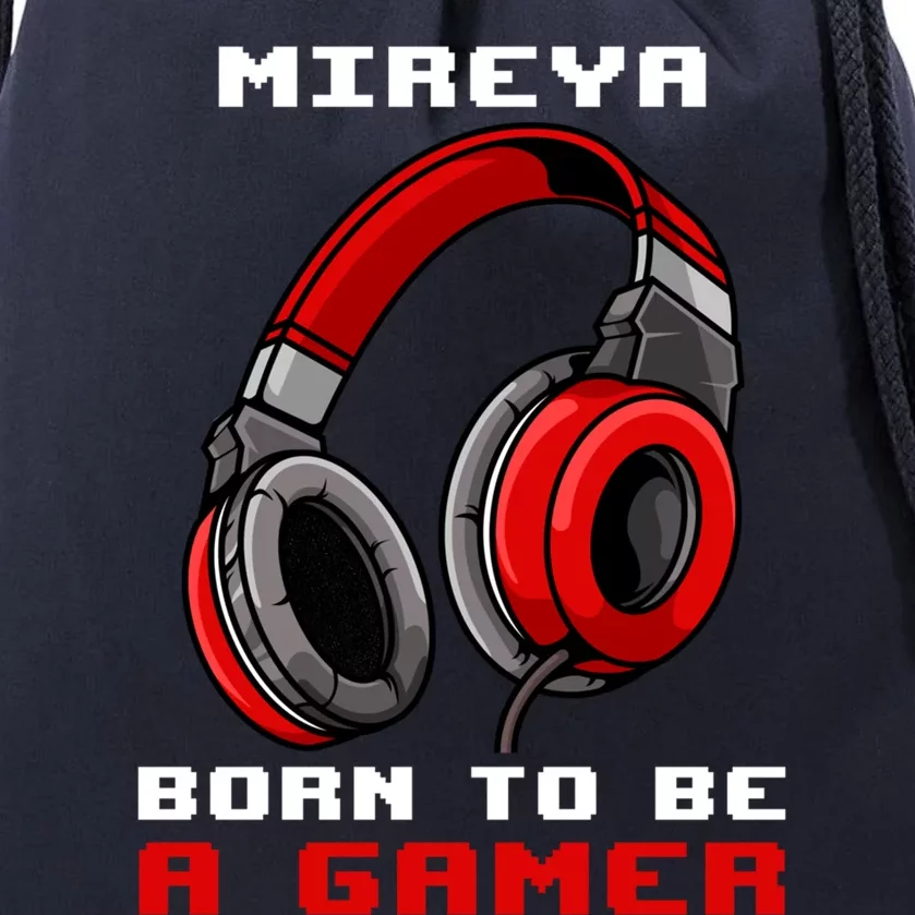 Mireya Born To Be A Gamer Personalized Cool Gift Drawstring Bag